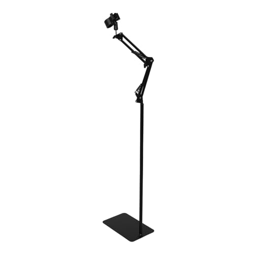 WRITWAA Support Pour Sèche-cheveux Sur Pied Réglable Hauteur Avec Pied Pivotant Sans Utilisation Des Mains Pour Salle De Bain Et Chambre