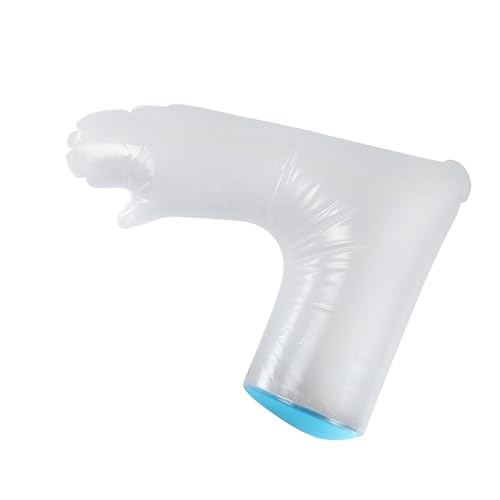 Nutriess Anillos de buceo azul, cubierta de ducha de PVC para adultos, brazo completo, 62 cm, protección impermeable para el cuidado de heridas