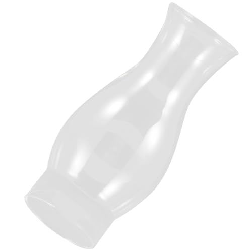 JECOMPRIS Pantalla Transparente Pequeña para Lámpara de Aceite de Queroseno Vidrio Resistente de 75 CM de Diámetro Estilo Retro Vintage Repuesto para Lámparas Antiguas y Uso Interior