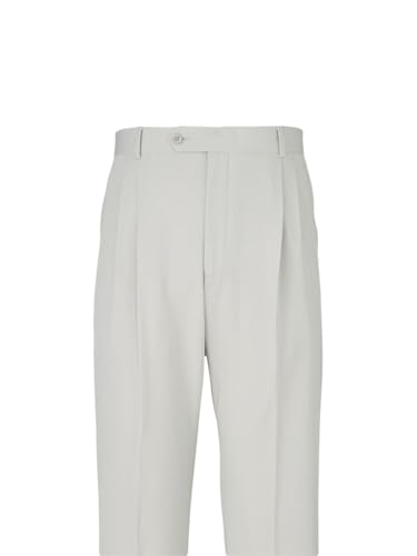 Paul Fredrick Men's Comfort Stretch Travel Pleated Pants2