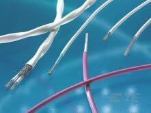 TE Connectivity/Raychem Brand, Multi-Conductor Cable - 2 Conductor - 22 AWG - 19/34 Conductor Strand - Braid - White. (20 Items)
