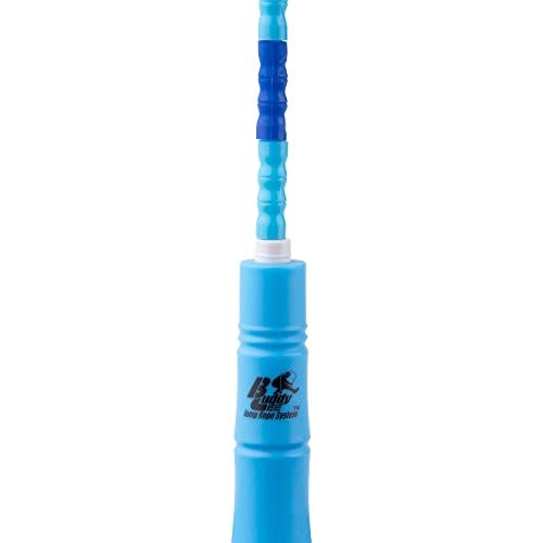 Buddy Lee Springseil mit Perlen – blaue, bambusförmige Griffe,weiche TPU-Perlen, hochdichtes Nylonseil,perfekte Wahl für Schulen,ideal für Seilfreigabe,Kinder und Erwachsene