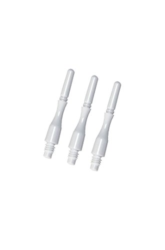 NineDartOut.us White Fit Shaft Gear - Hybrid Spinning (#2 Short (18.0mm))