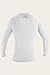 O'Neill Youth Basic Skins Long Sleeve Rashguard, UPF 50+ Sun and Rash Protection for Surfing and All Outdoor Activities, White, 16