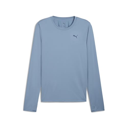 PUMA Unisex M Cloudspun Ls Tees, Cool Blue, S EU – Ansicht 1