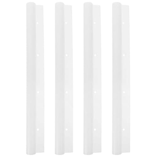 VANZACK 4Pcs Golf Flag Tube Plastic Sleeves Portable Flag Pole Golf Ranger White Flag Tubes Golfing Flags Tubes