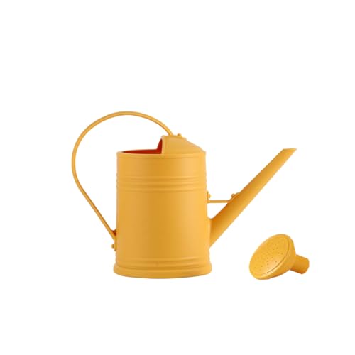 GießKanne Klein, Mini GießKanne, Giesskanne Klein, Giesskanne Zimmerpflanzen,Watering Can Mit Abnehmbarer Brause PflanzengießKanne BlumengießKanne DekogießKanne (Gelb)