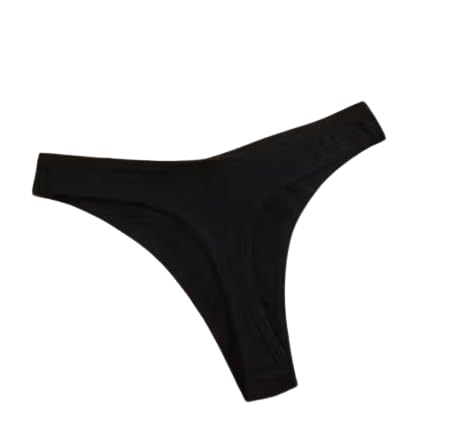 Pack of 1 Cotton Thong Panty Black-image-6
