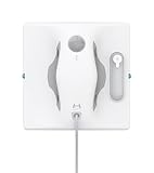 Hutt W8 Fensterputzroboter & Wischroboter für Flächen wie Fliesen, Spiegel etc (max 3800Pa Saugleistung, 2-fach Sprühsystem, 80ml Tank, auto Wegplanung, Laser-Sensoren, 6,3m Stromkabel, Fernbedienung)
