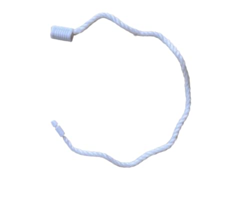 Image of Little Blooms Nylon Hang Tag String for Garments [Pack of 1000 Pieces] Length 18cm (White)
