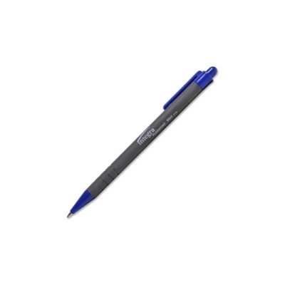 Integra Retractable Ballpoint Pens - 12 Pack Blue Barrel Medium Point