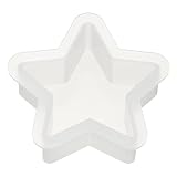 PATIKIL 2.5 Inch Five-Pointed Star Shape Resin Mould, Star Silicone Moulds for Epoxy Resin Blank Casting Mould for DIY Craft Home Decorations Making Tool, White