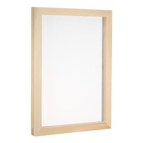PATIKIL 13.4"x9.8" A4 Wooden Paper Making Screen