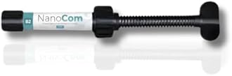 DentGist NanoCom Restorative Composite Shade B2 Nano Hybrid Dental Composite High Strength Aesthetic Restorative Material for Anterior and Posterior Fillings 4g Syringe