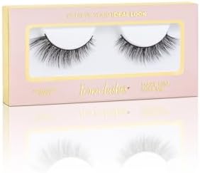Icona Lashes False Eyelashes Pack - Fake Eyelashes Extensions - Soft, Fluffy Falsies with Tapered Ends & Professional-Grade Band - Handmade, Vegan, Reusable - Natural Black - Make Him Miss Me