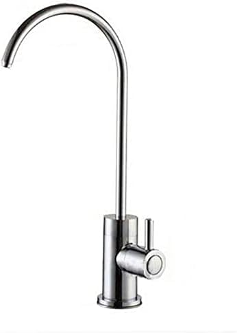 Filtro de agua giratorio de 360° para grifo de cocina, purificador de fregadero moderno para sistemas de ósmosis inversa, acabado cromado, fácil instalación, agua duradera y eficiente