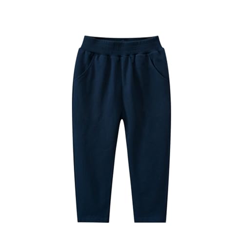 Dademeo Child's Sweatpants Elastic Waist Solid Color Athletic Jogger Boys and Girls Basic Soft Sweatpants with Pockets