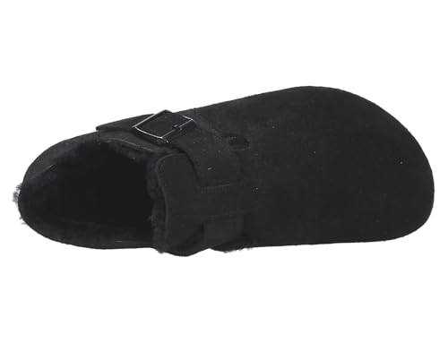 Miniatura 8 de Birkenstock Unisex London Shearling Suede Shearling Black Zapatos 38 Eu