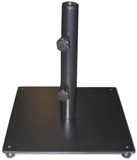 MJJ Sales, 60lb Enameled Steel Patio Umbrella Base-Black