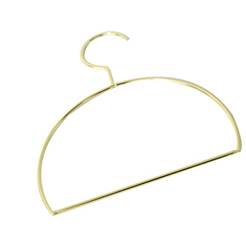 JECOMPRIS Cintre à Foulard en Métal Doré Demi-Cercle pour Écharpes, Cravates Et Ceintures, Organisateur De Placard Peu Encombrant, Rangement Pratique pour Chambre Et Armoire