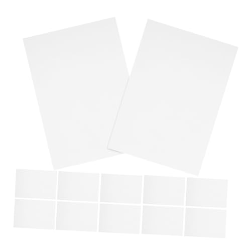 Papier à dessin blanc en vrac 150 pièces cartonné vierge épais pour projets créatifs