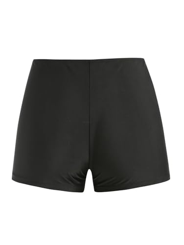 ROSE GAL Womens Plus Size Curve Cinched Polka Dot Crisscross Tankini Swimsuit Set4