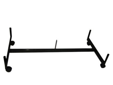 Only Garment Racks Black Grid Gondola Base with Casters