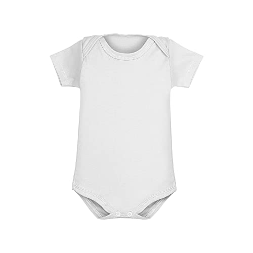 Body Bebê Kit 5 Peças Manga Curta Liso Masculino (M)