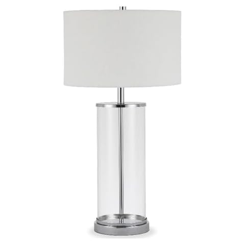 Henn&Hart 28" Tall Table Lamp with Fabric Shade Cover