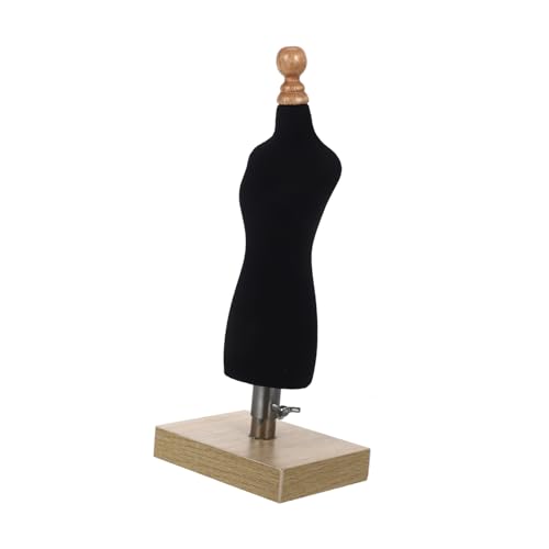DOITOOL Manichino Per Abiti Da Bambola in Miniatura Espositore Per Vestiti Di Bambola Realizzato in Legno e Cotone Supporto Per Casa Delle Bambole Accessori Per Casa Delle Bambole in Minia