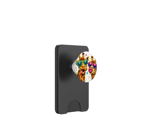 PopWallet MagSafe Girafe Rétro : porte-carte magnétique et support pour iPhone