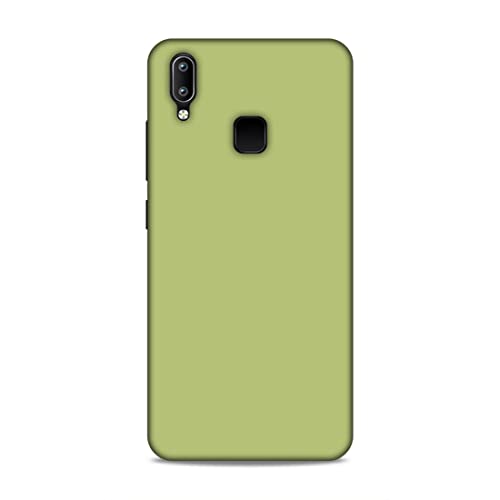 Image of Printed Mobile Back Hard Case Cover for Vivo Y91 / Y93 / Y95 | Mehandi Green, Solid, Plain Colour-2026