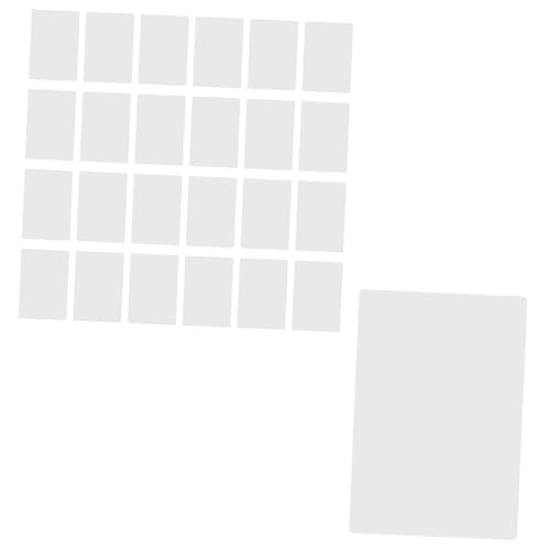 AsrMyjcx 25 Piezas de Papel de Marcado para Grabado láser, Accesorios para Impresora 3D, tamaño A4, 29,7 x 21 cm, para máquina de Grabado H2D, Corte y de, Blanco