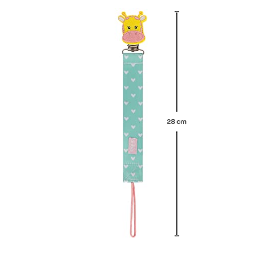 BUBA Prendedor de Chupeta Animal Fun Girafa, Multicolor