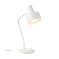 Nordlux Matis Table Lamp White Metal Office E27 Switch