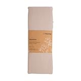 Bettlaken Betttuch Bettwaren Spannbettlaken LAUKO renforce beige 180x200 cm HOMLA