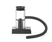 HENDI Affumicatore, affumicatore da cucina, affumicatore a freddo per piatti e cocktail, 90x54x(H)122mm, alluminio