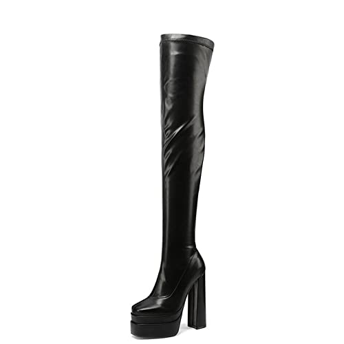 Bottes de mode de 15CM pour femmes au style haute couture