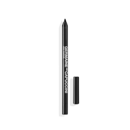 Germaine de Capuccini - Maquillaje | Delineador de Ojos color Black - Lápiz de ojos resistente 24h - Resistente al agua - Línea de máxima precisión - 1.3g