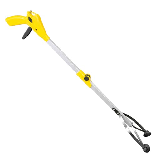 JML VivaLife / Gopher Pro - Easy Grabber Stick & Reacher - Lightweight Foldable with Suction Cup Grip-Lock 1m Litter Picker for Hard-to-Reach Items Designed for Elderly and Disabled | 1pk