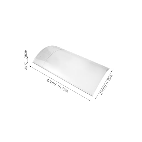 Couverture de type auvent transparent pour rénover sa serre - 8