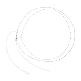 FRCOLOR Joyería Corporal Elegante Cinturón De Cadena Para Mujer Cadena De Cintura Para Mujer Occidental Para El Vientre