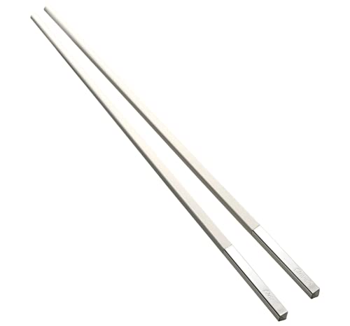 Christofle Uni Silver-Plated White Chinese Chopsticks & Rest #4222742, White/Silver, 9.45 Inch Length #TOP1