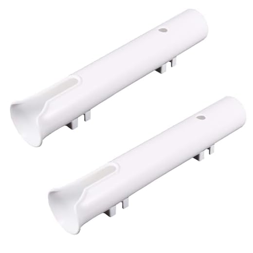 Ogrmar 2PCS Fishing Rod Holder Rod/Ship Yacht Fishing Rod Frame Portable Lightweight and Durable (White)