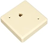 Componentes incluidos: si ROSETA TELEFONO CUADRADA 6P4C MARFIL
