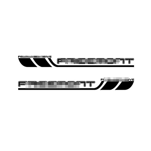Etiqueta engomada de la Falda de la Puerta del Coche de Ambos Lados, para-Fiat Freemont Off RAOD Estilo Auto decoración del Cuerpo calcomanías de Vinilo Accesorios Exteriores Cover