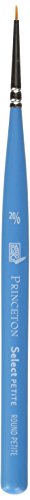 Princeton Art & Brush Princeton Select Sintético Mango Corto Redondo Mini Nº, Round Petite, 20/0