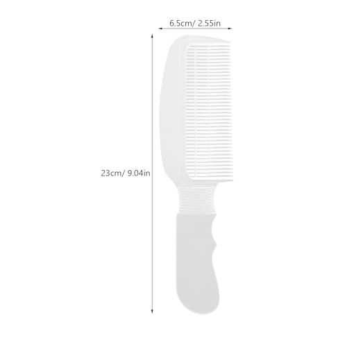Peine transparente de plástico para peluquería 9.05 in miniatura 3