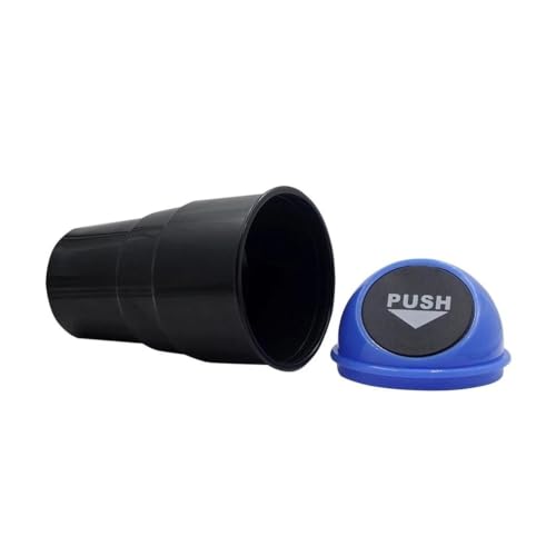 Basurero para coche de color rojo contenedor de basura compacto y estuche protector para polvo 5