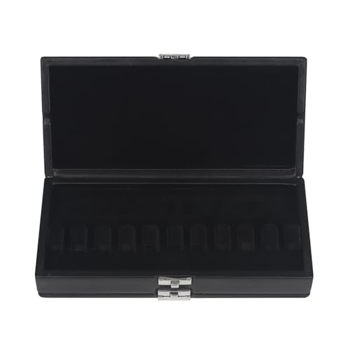 Organiseur de basson double couche en cuir boîte de rangement portable pour 20 anches